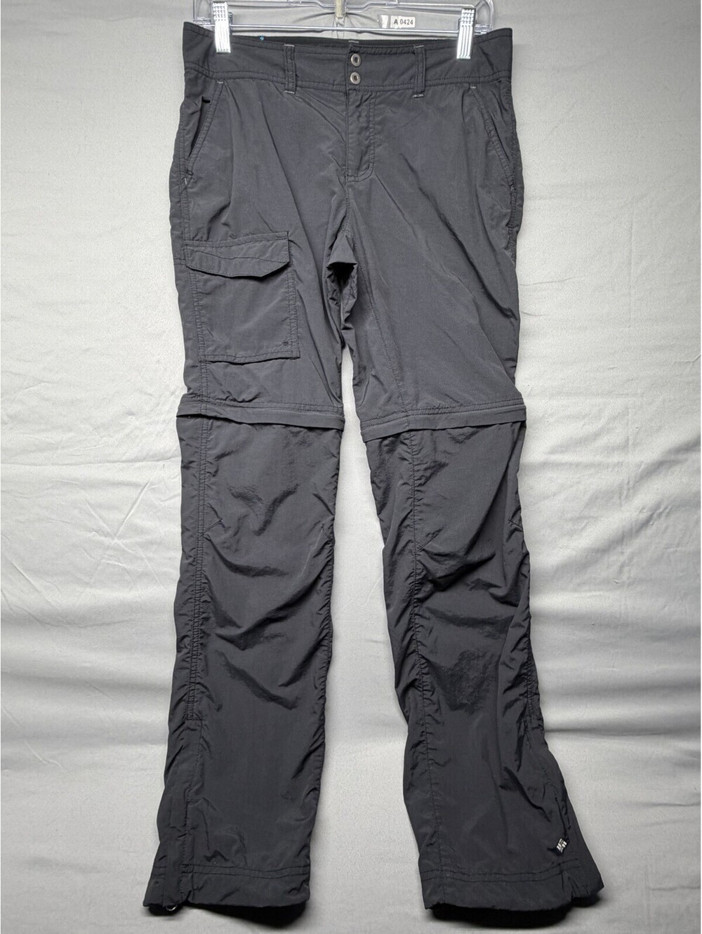 Columbia Womens Omni-Shade Convertible Pants Black Size 8